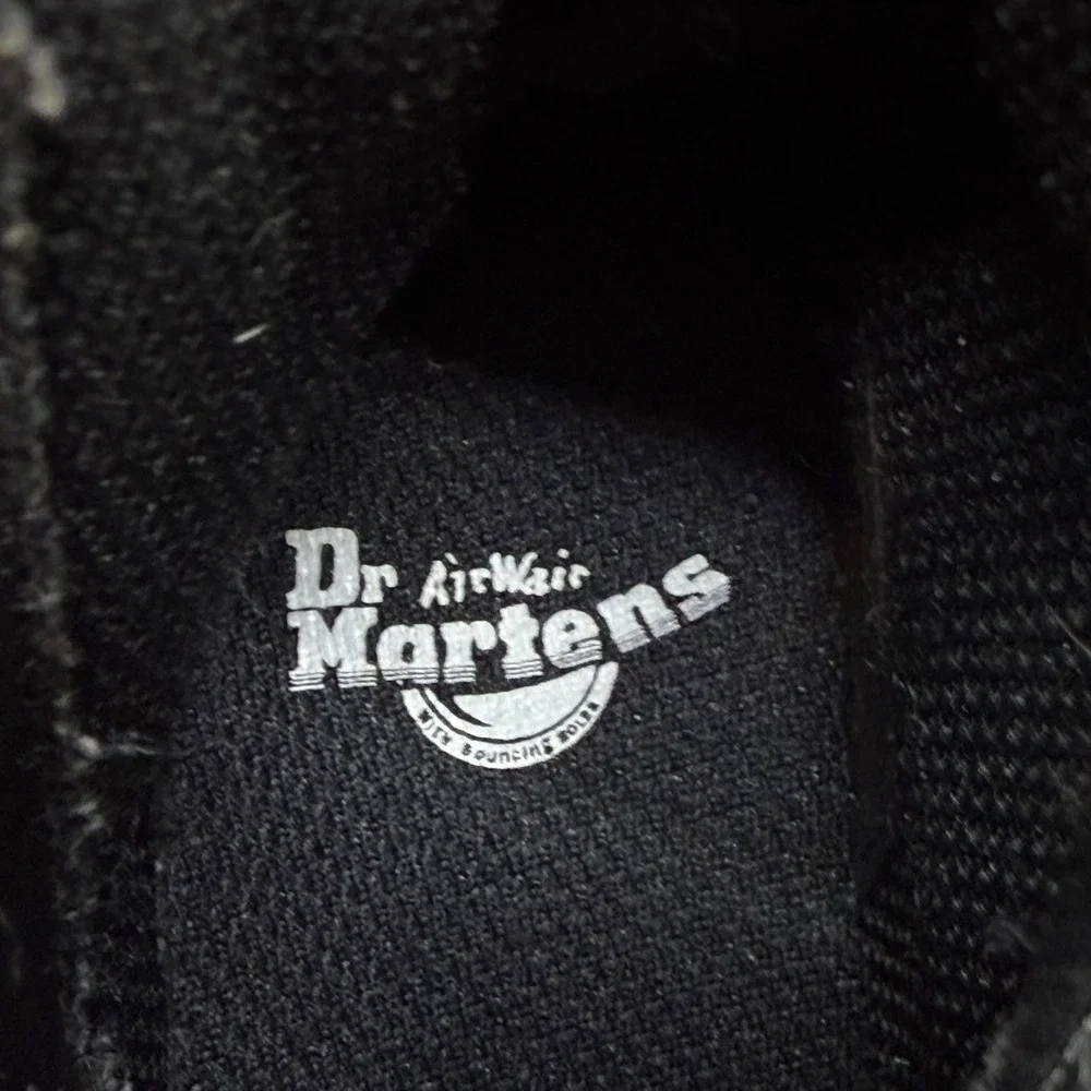 Dr Martens Combat Boots Toddler‎ Girls 7 White Lace Up Rose Gold